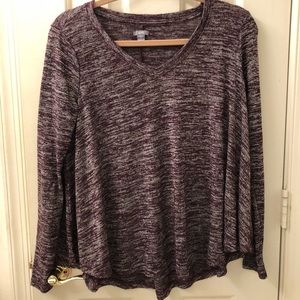 Long Sleeve Purple Top